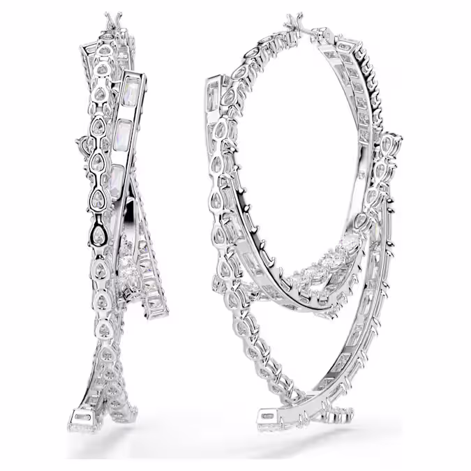 Matrix hoop earrings